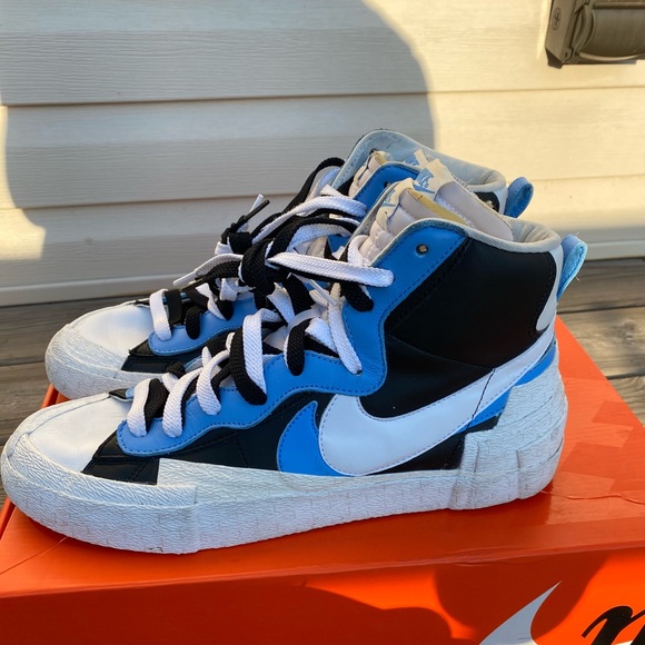 Nike Sacai Mens X Blazer Mid Black - Picture 4 of 5